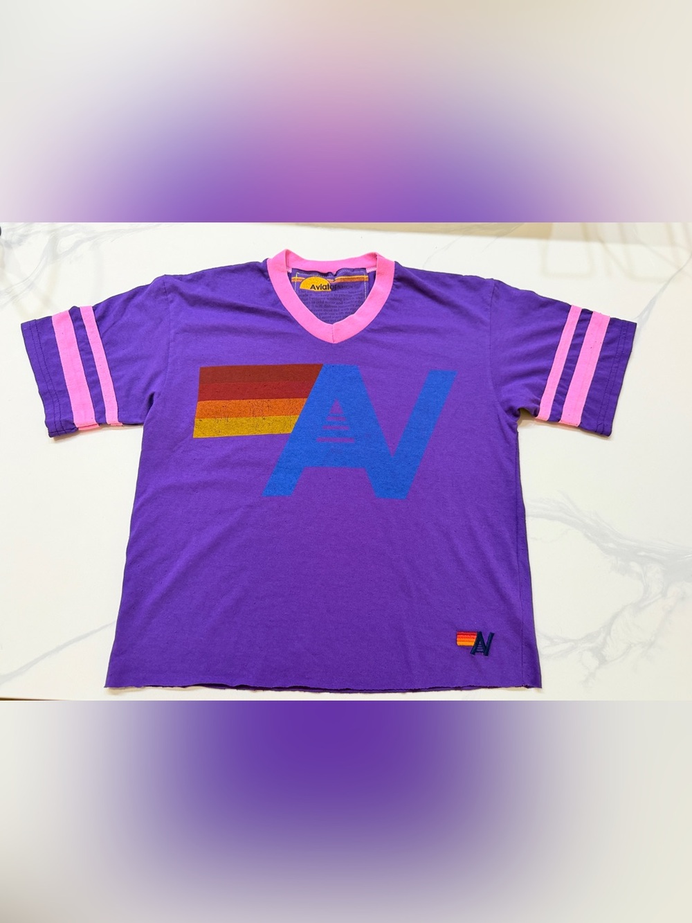 Aviator Nation women’s Logo Boyfriend Tee